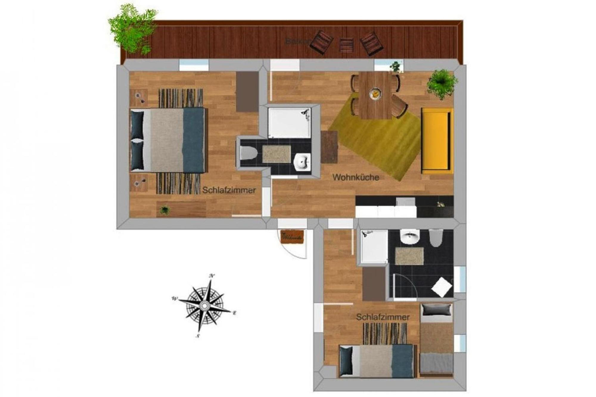 Apartmán Flat In Krimml With A Balcony Exteriér fotografie